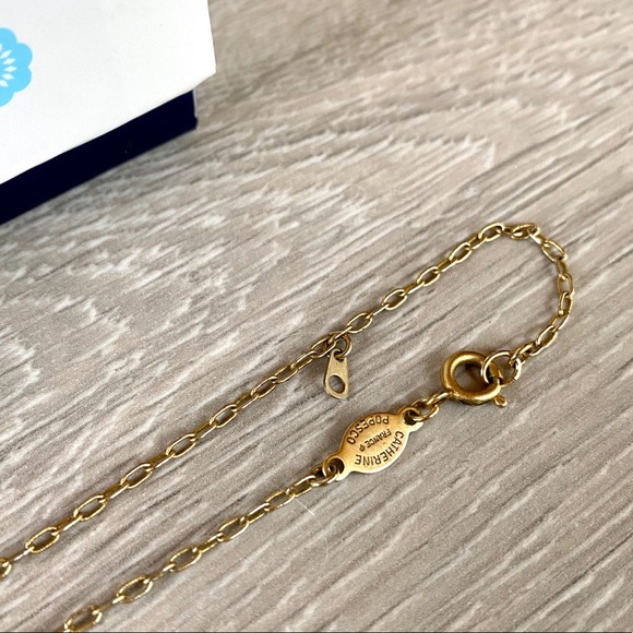 Blue Ruby | Catherine Popesco Gold Necklace - Picture 4 of 6